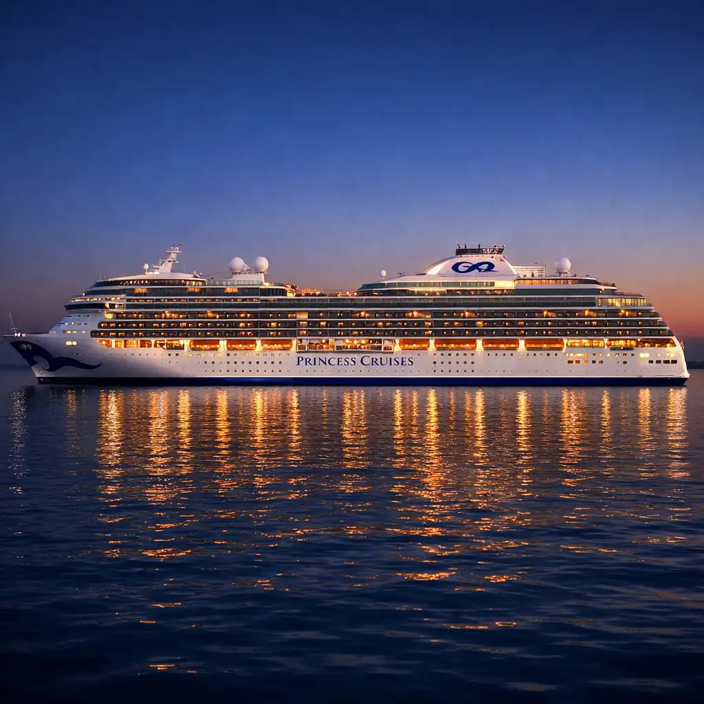 Princess Royal Princess exterior at dusk