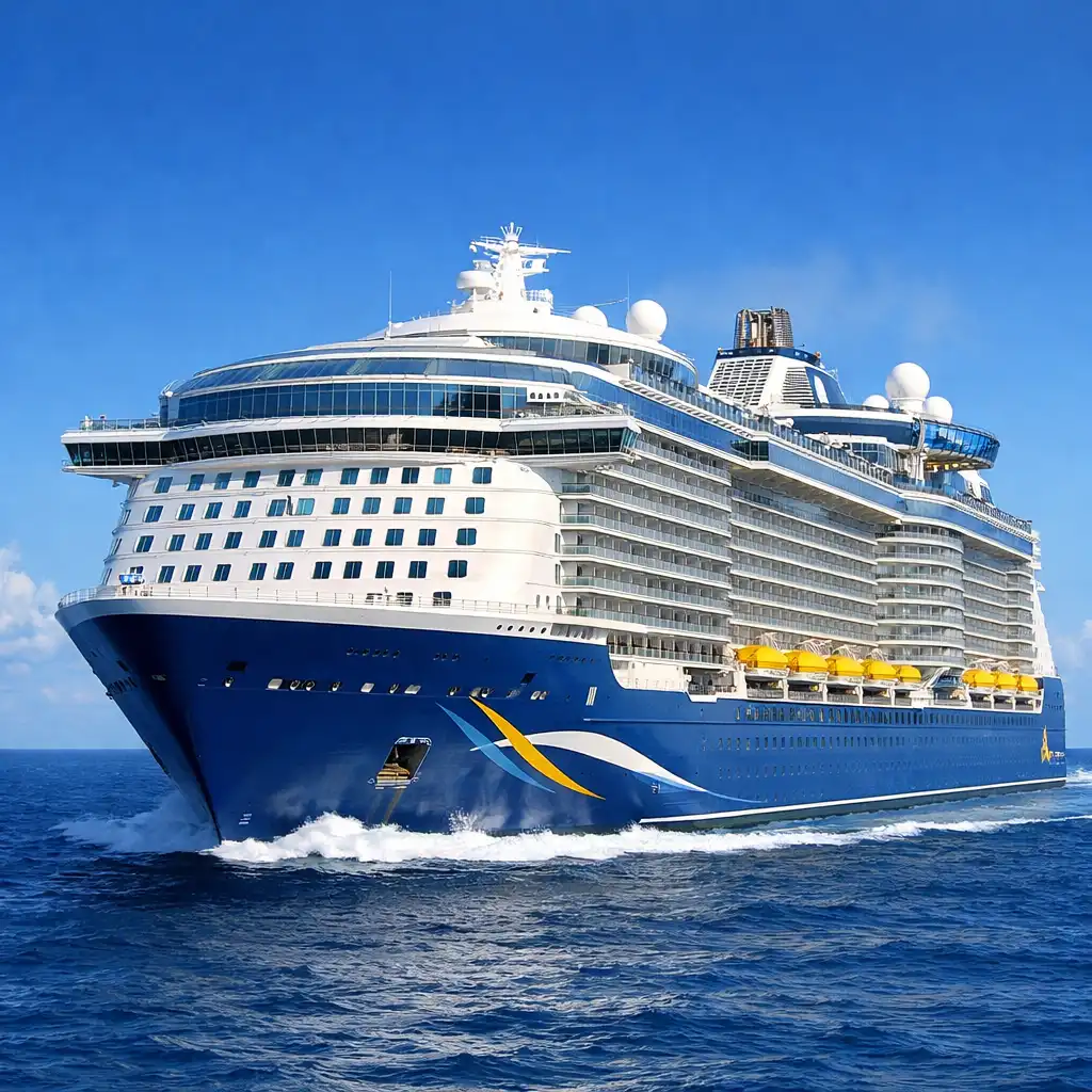 Royal Caribbean Quantum of the Seas exterior at sea